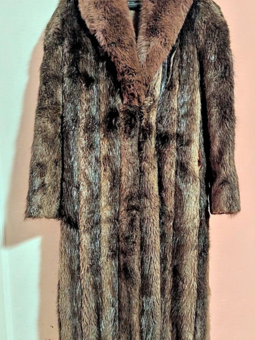 Brown Canadian Beaver Fur Coat